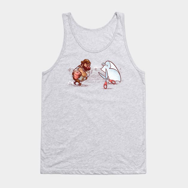 Bud Paper Scissors Tank Top by KKTEE